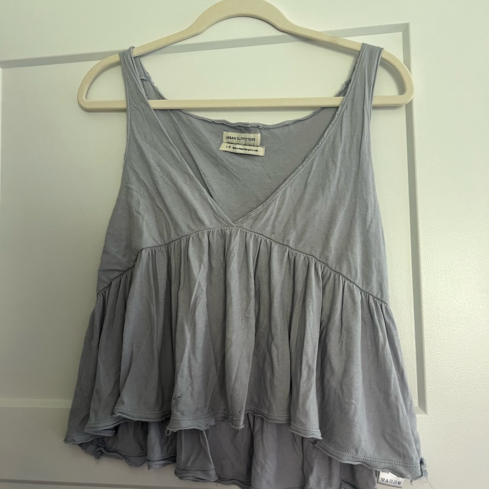 light blue urban tank